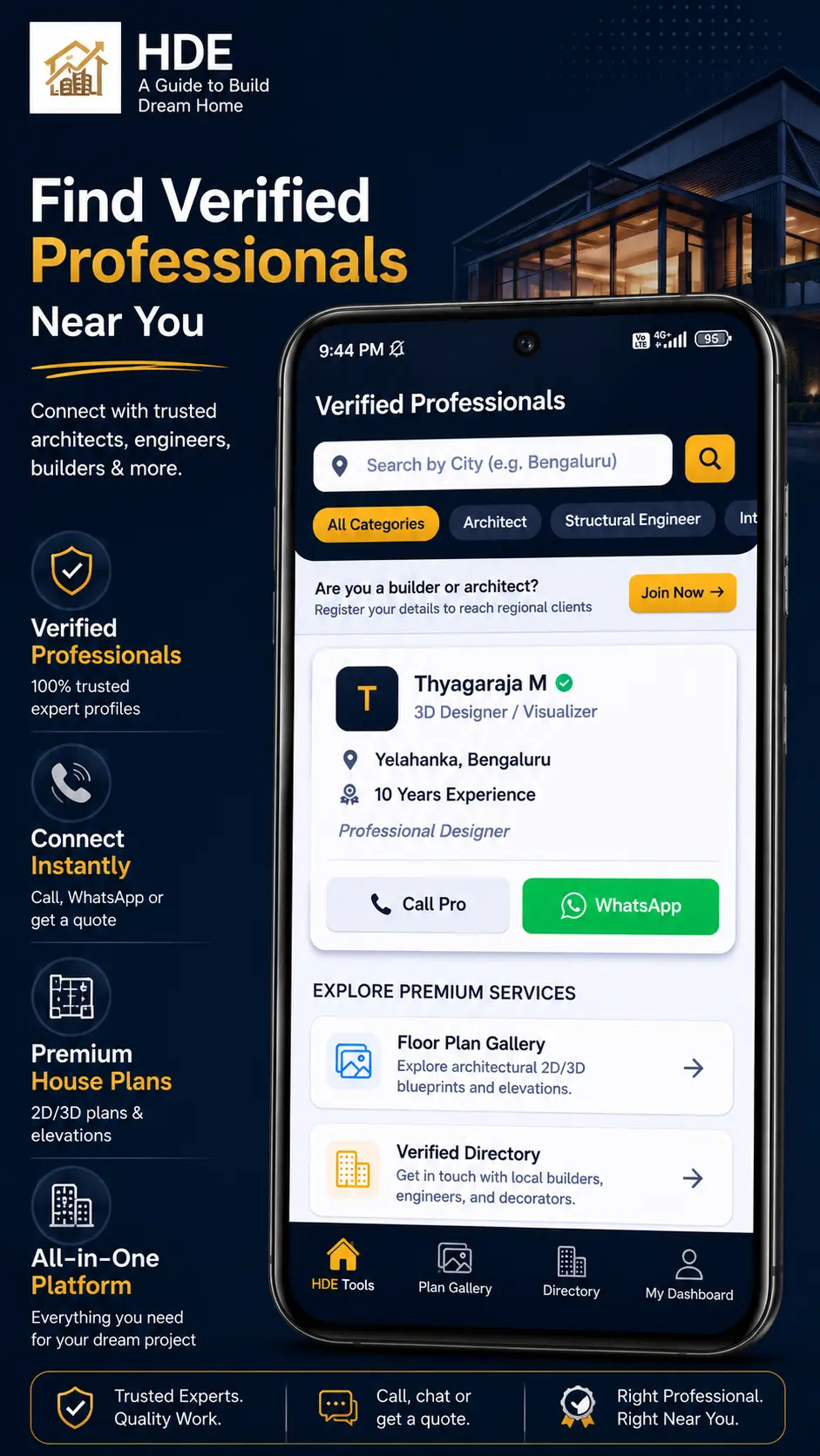 Find Verified Professionals